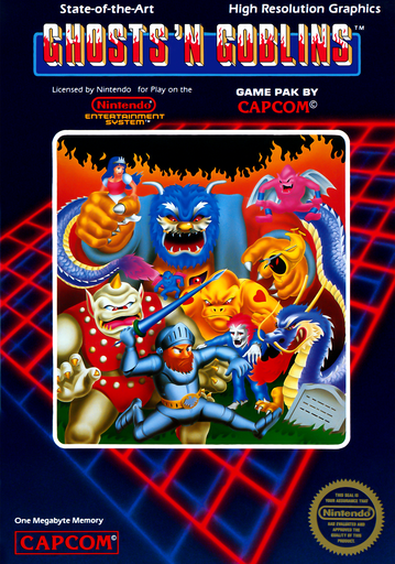 Ghosts'n Goblins (USA) box art